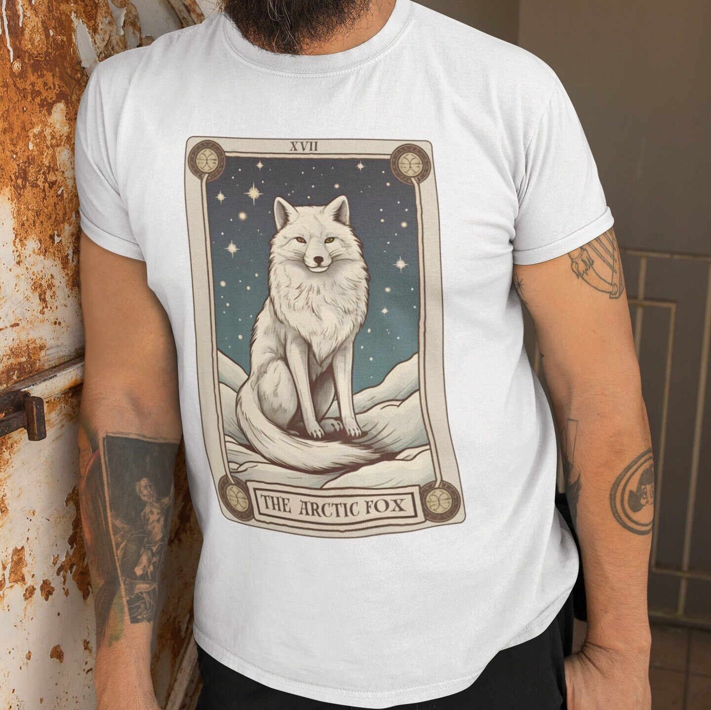 The Arctic Fox Tarot Card Shirt