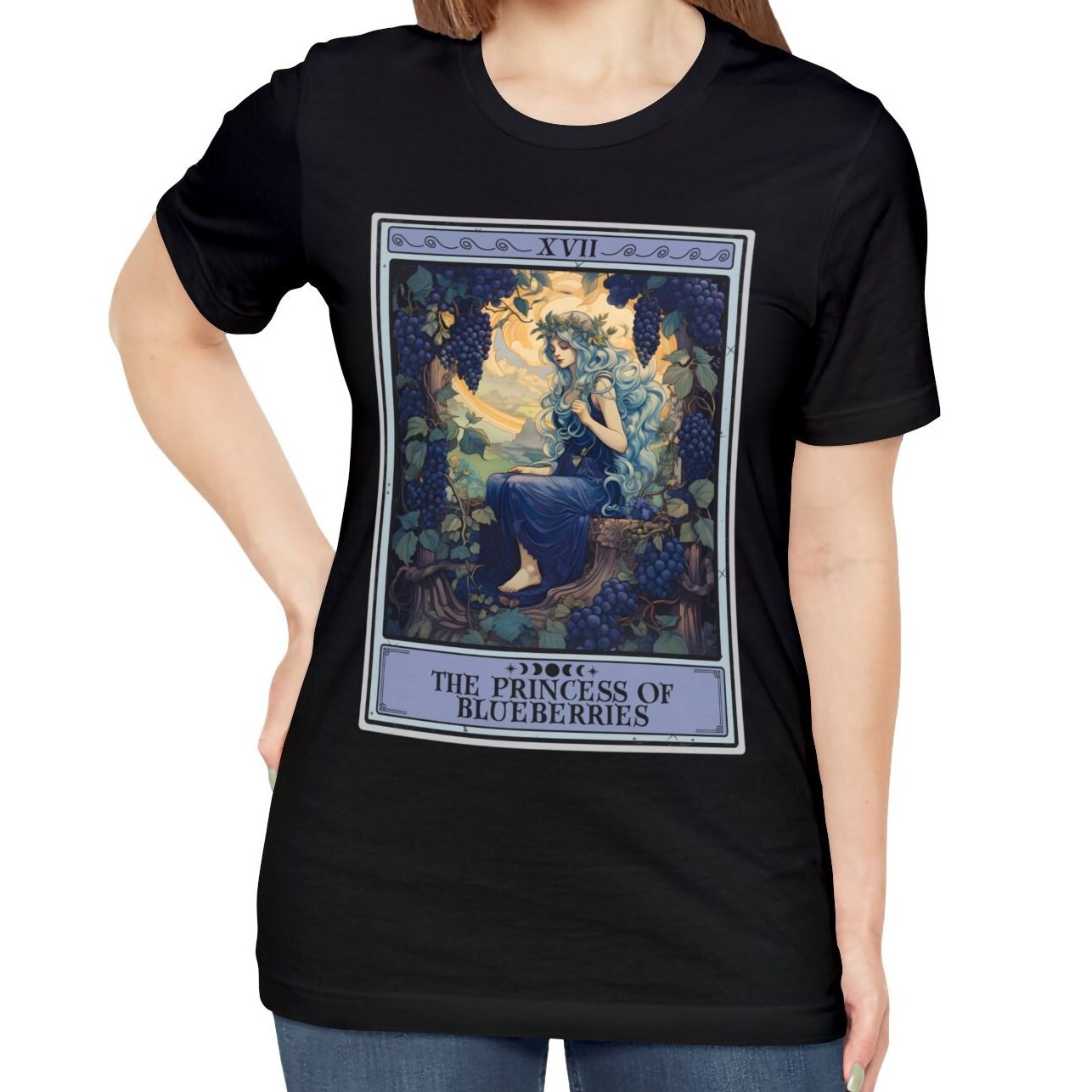 The Princess Of Blueberries Tarot Card Shirt