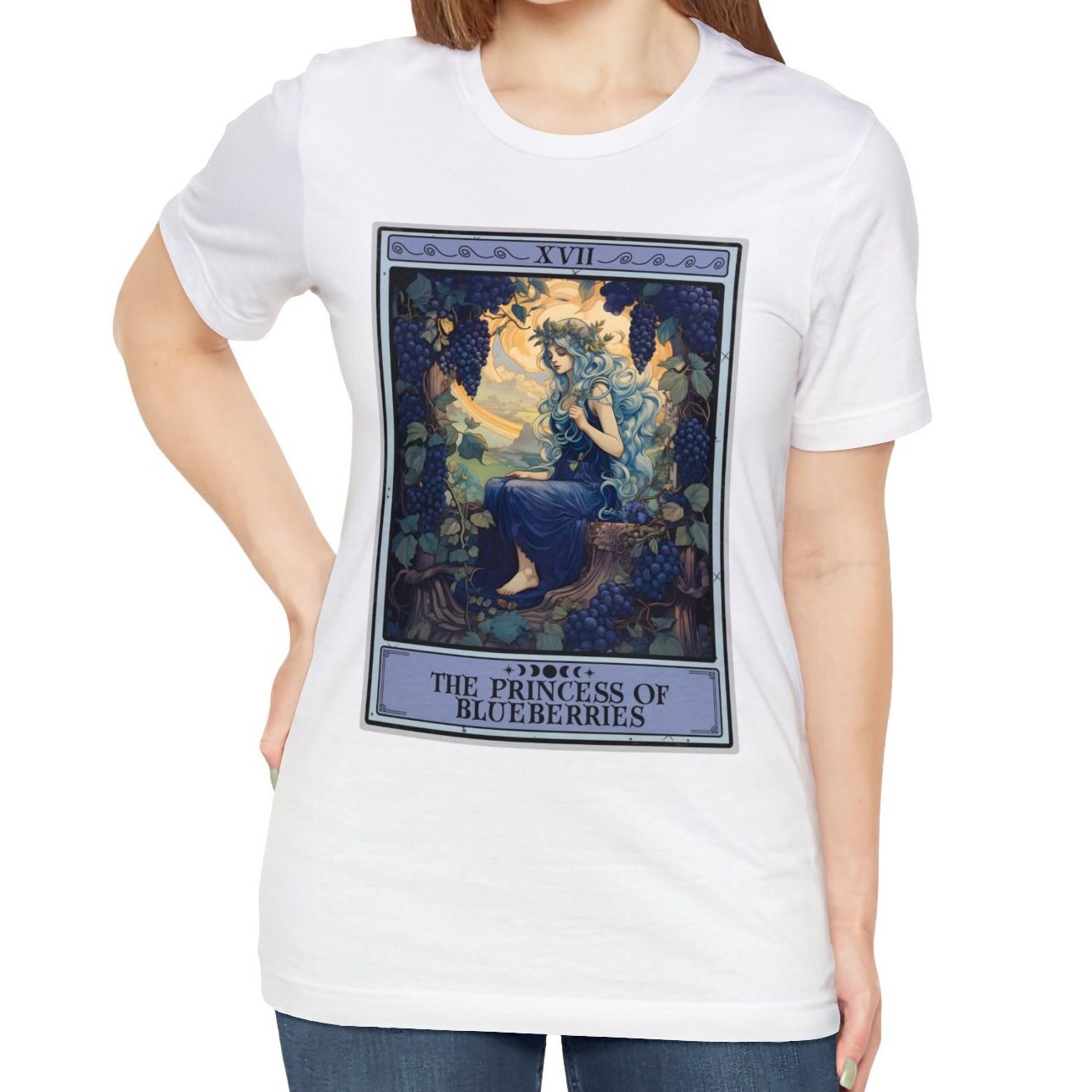 The Princess Of Blueberries Tarot Card Shirt