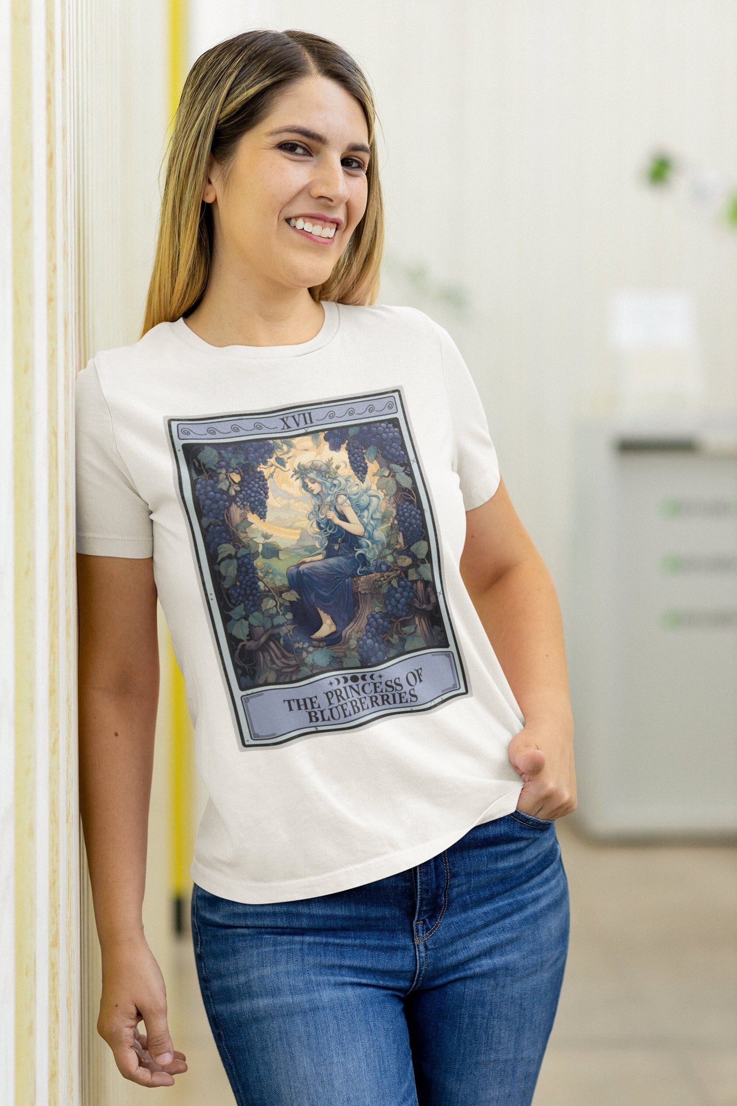 The Princess Of Blueberries Tarot Card Shirt