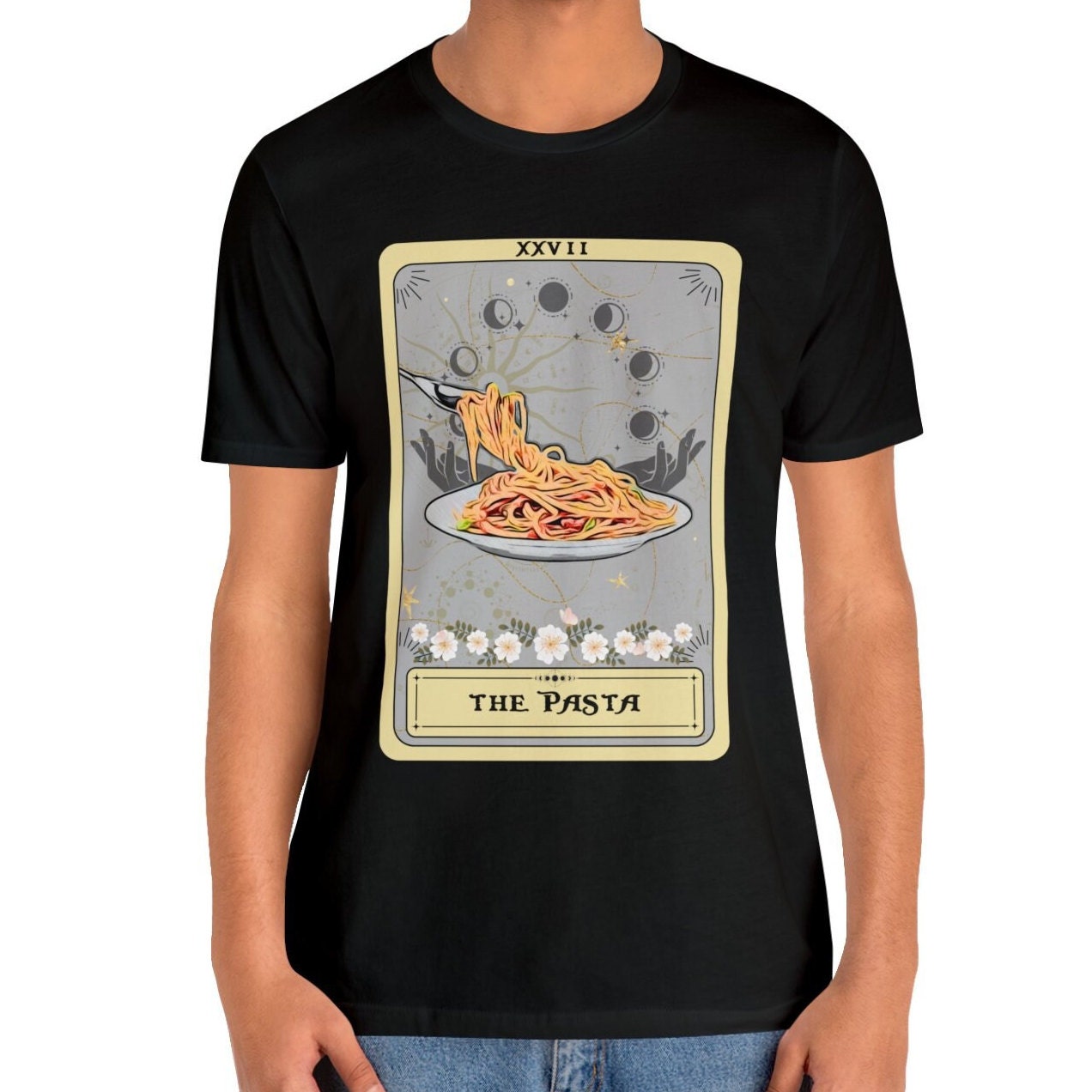 The Pasta Tarot Card Shirt, Spaghetti Lover Italian Food