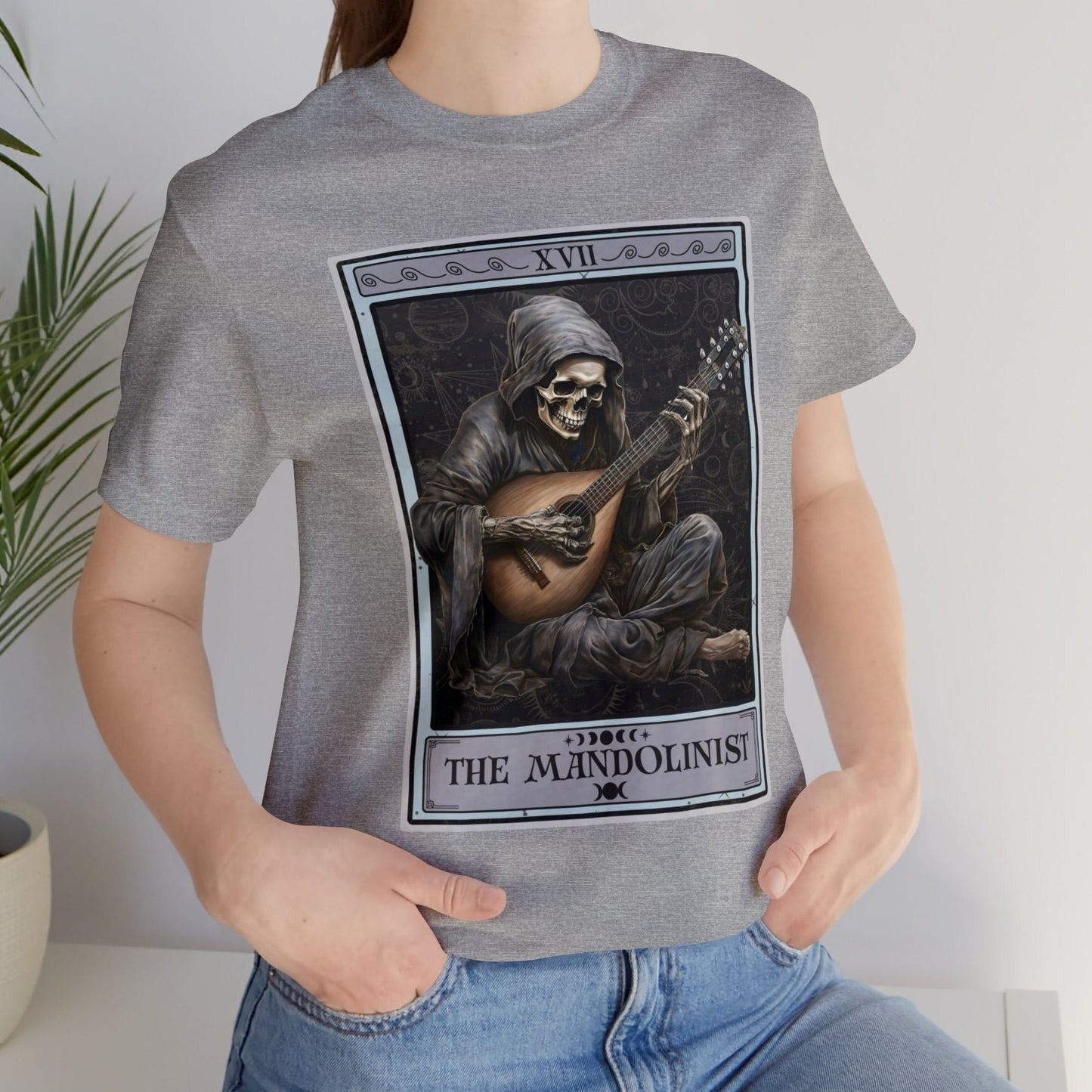 The Mandolinist Tarot Card Shirt, Mandolin Player