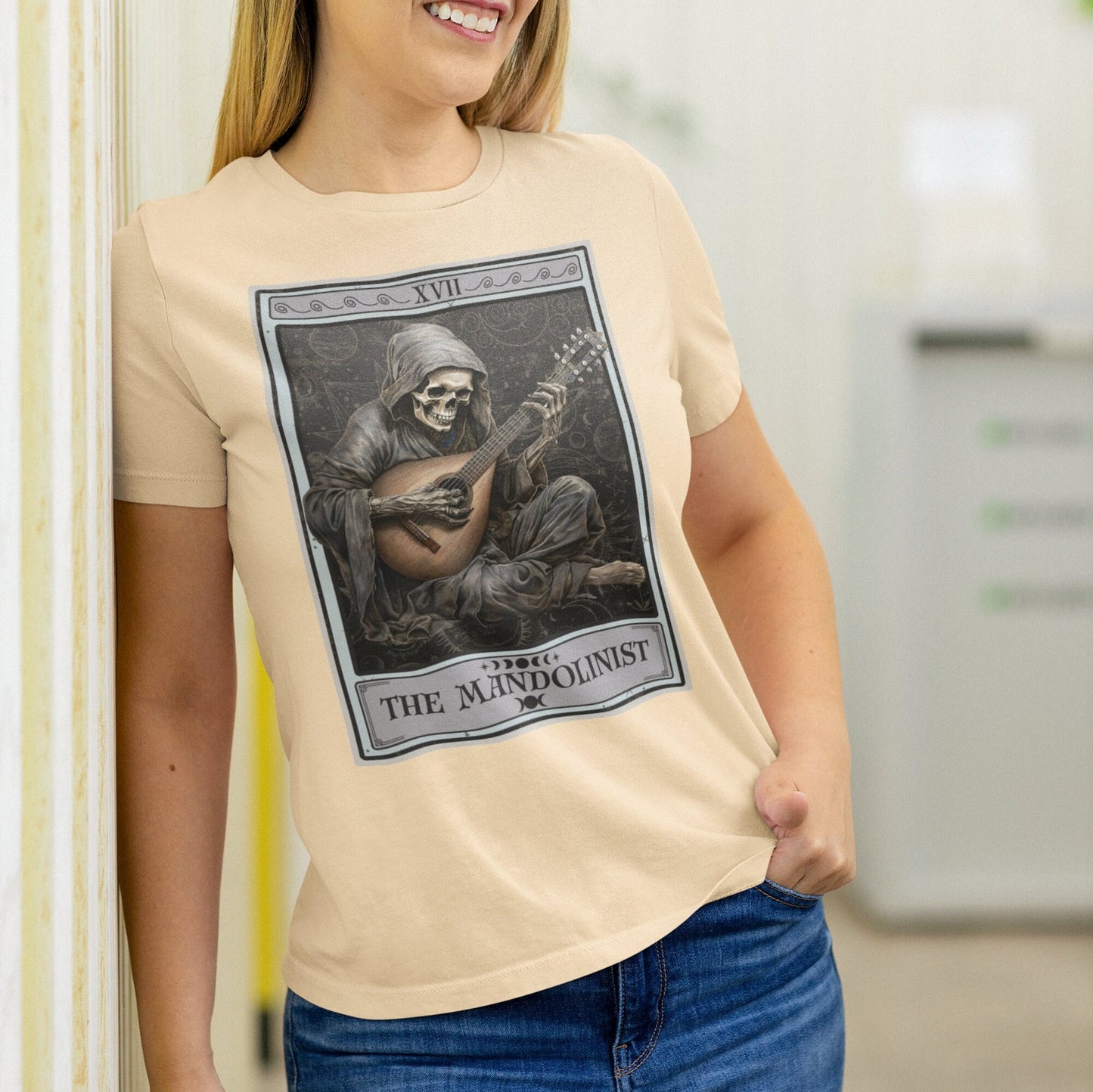 The Mandolinist Tarot Card Shirt, Mandolin Player