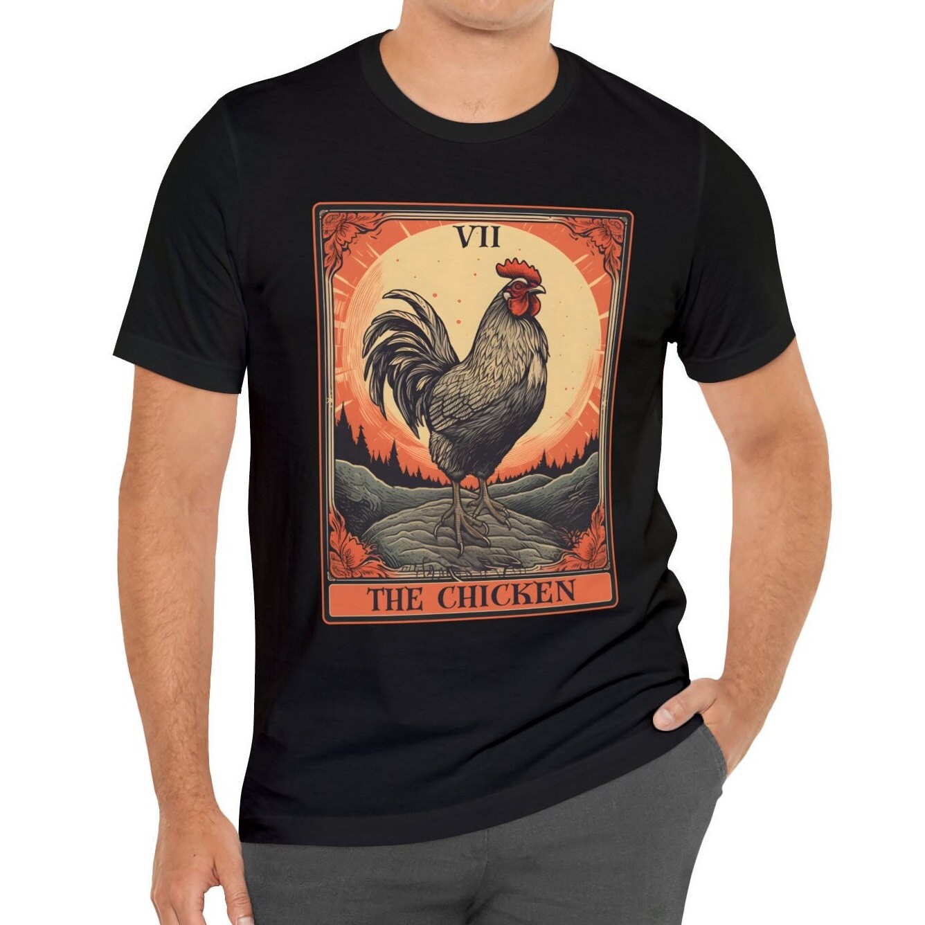 The Chicken Tarot Card Shirt