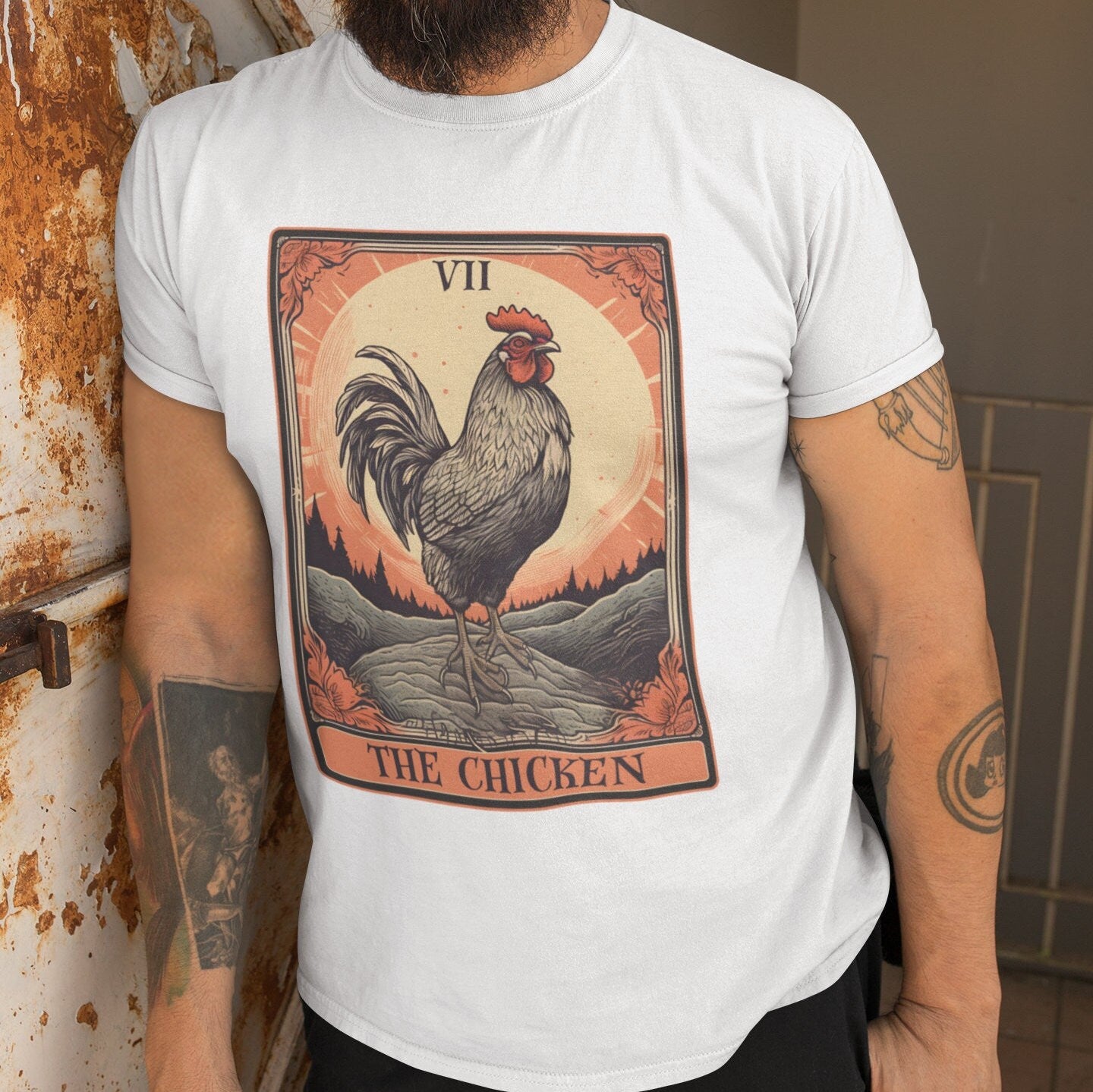 The Chicken Tarot Card Shirt