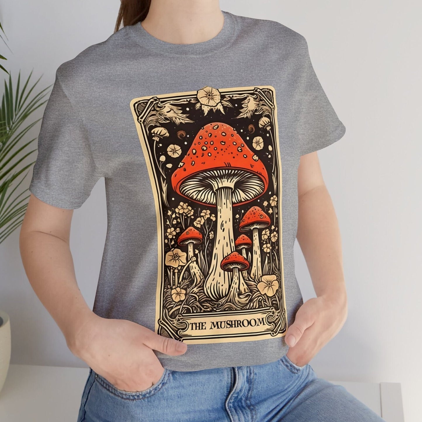 The Mushroom Tarot Card Shirt, Foraging Mycology