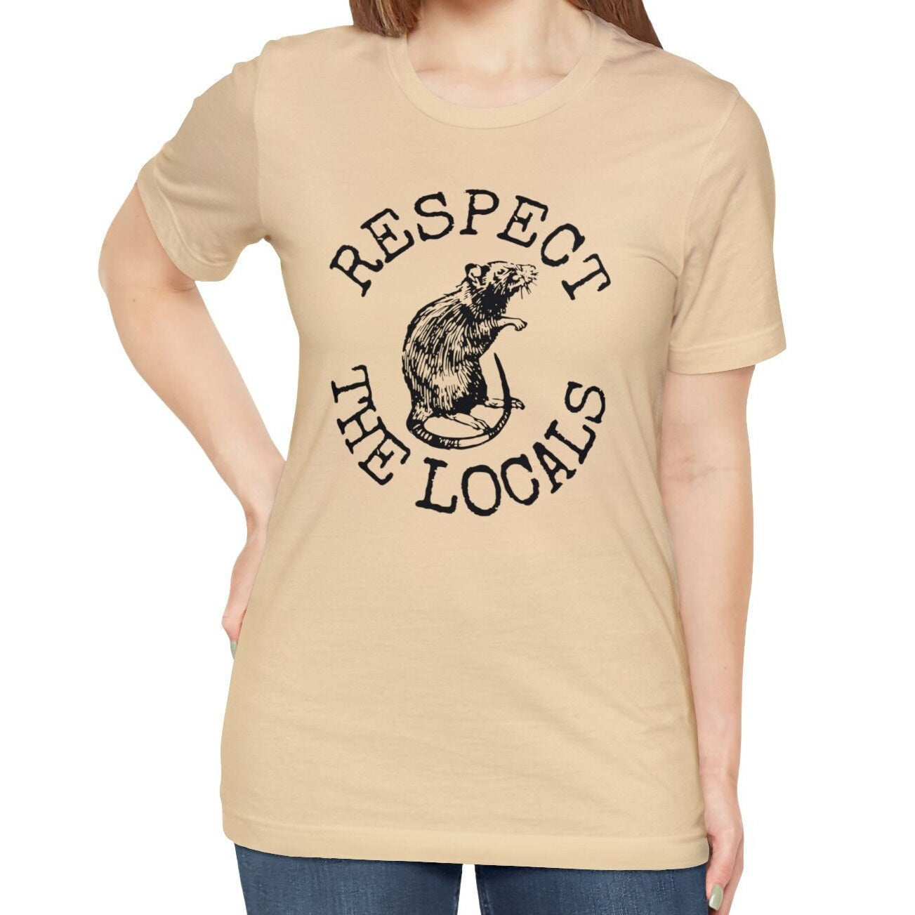 Respect The Locals Rat T-Shirt
