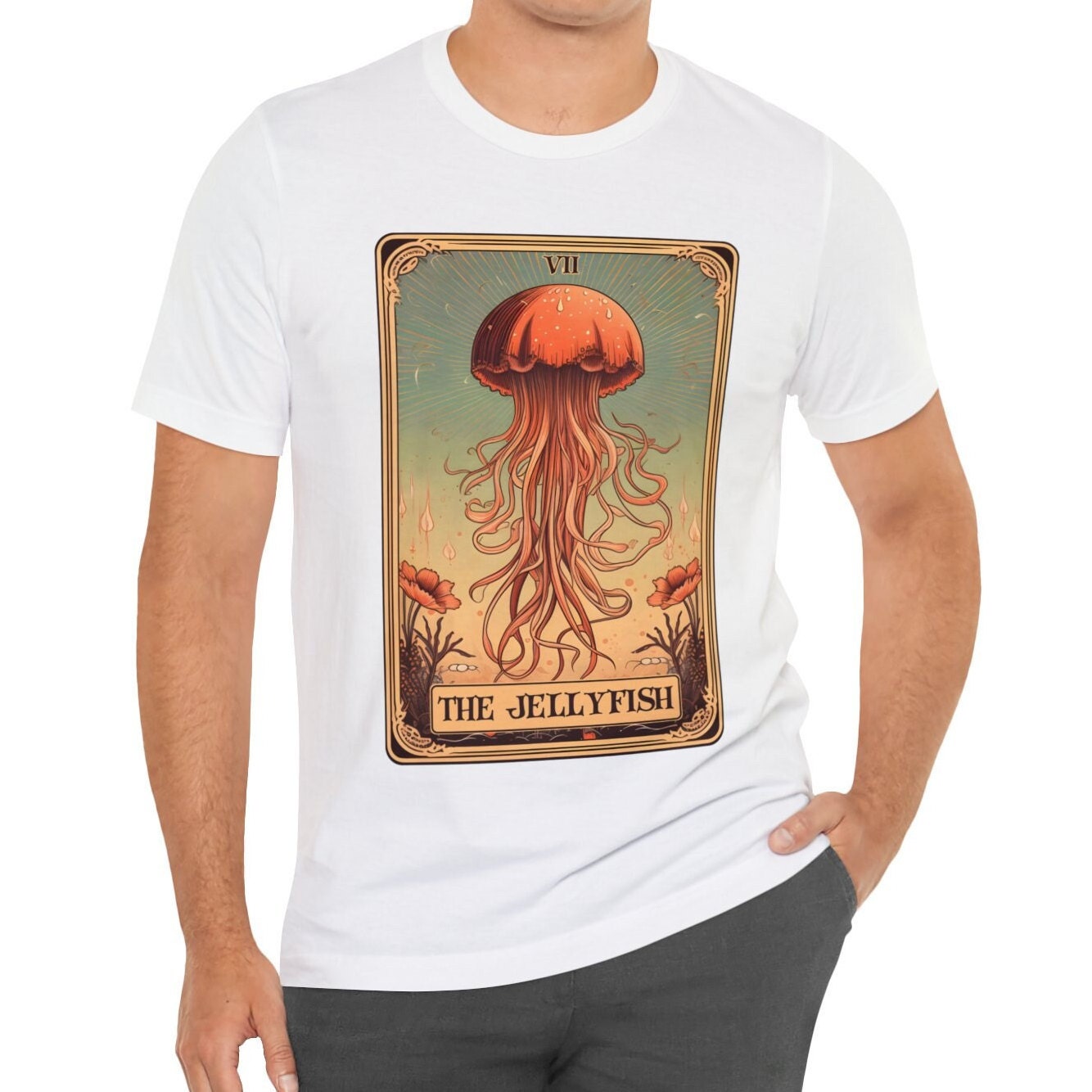 The Jellyfish Tarot Card Shirt, Ocean