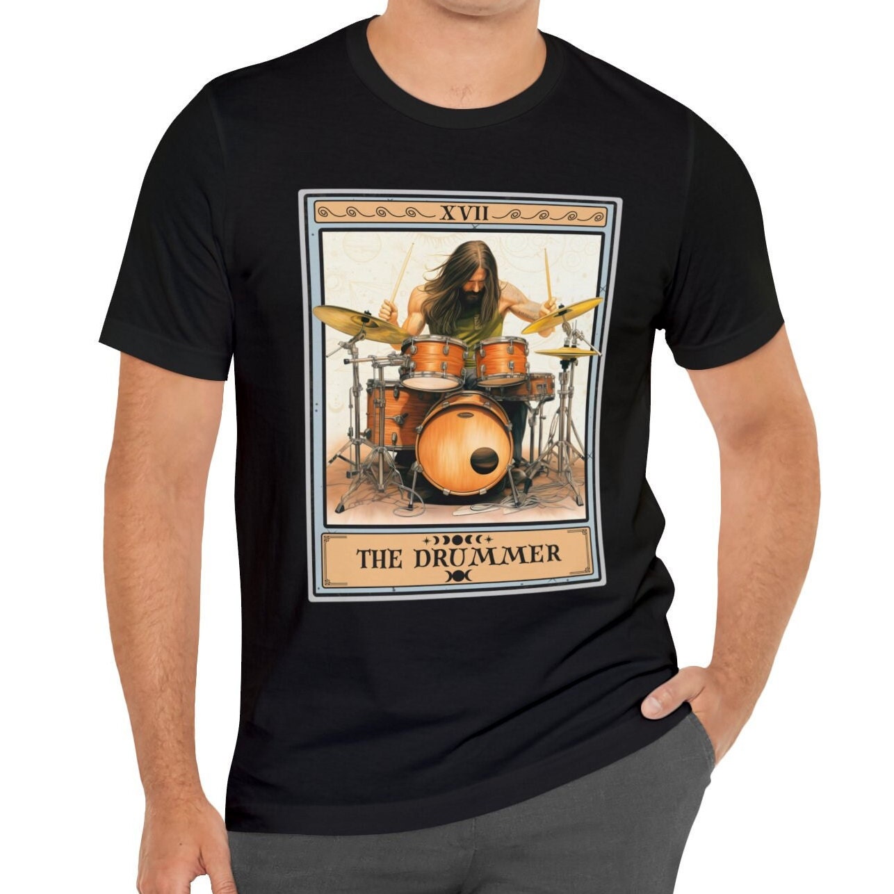 The Drummer Tarot Card Shirt, Drums Player
