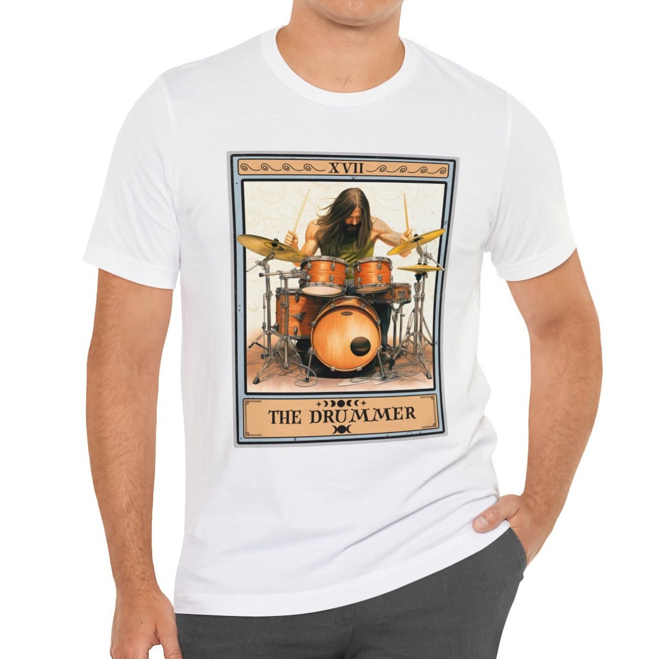 The Drummer Tarot Card Shirt, Drums Player