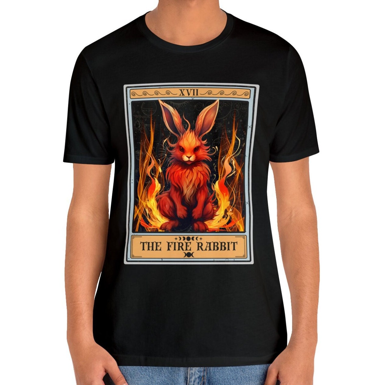 The Fire Rabbit Tarot Card Shirt