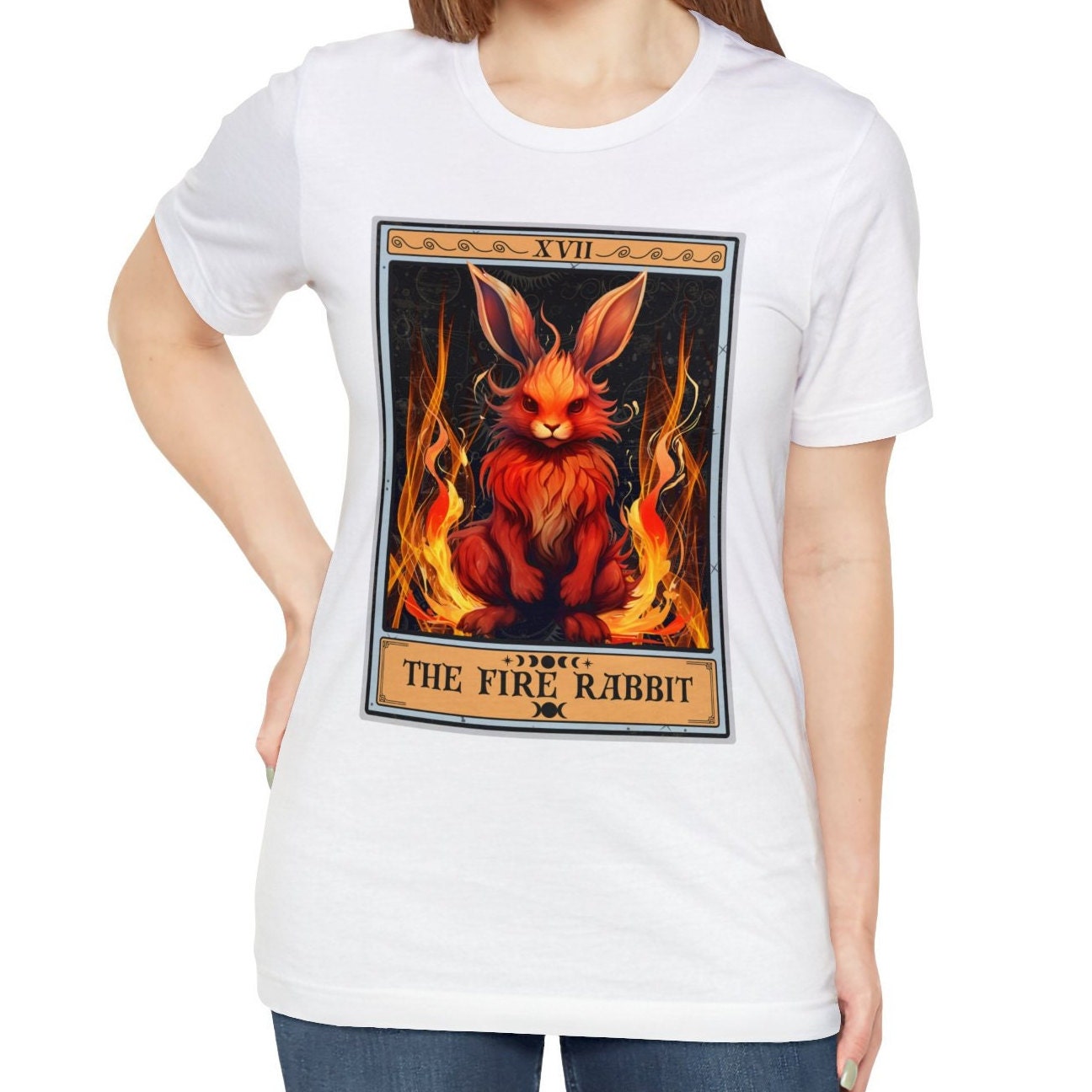 The Fire Rabbit Tarot Card Shirt