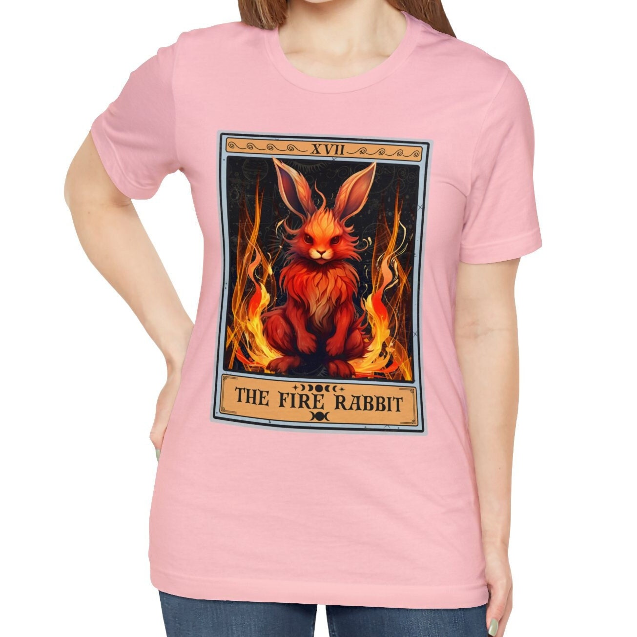 The Fire Rabbit Tarot Card Shirt