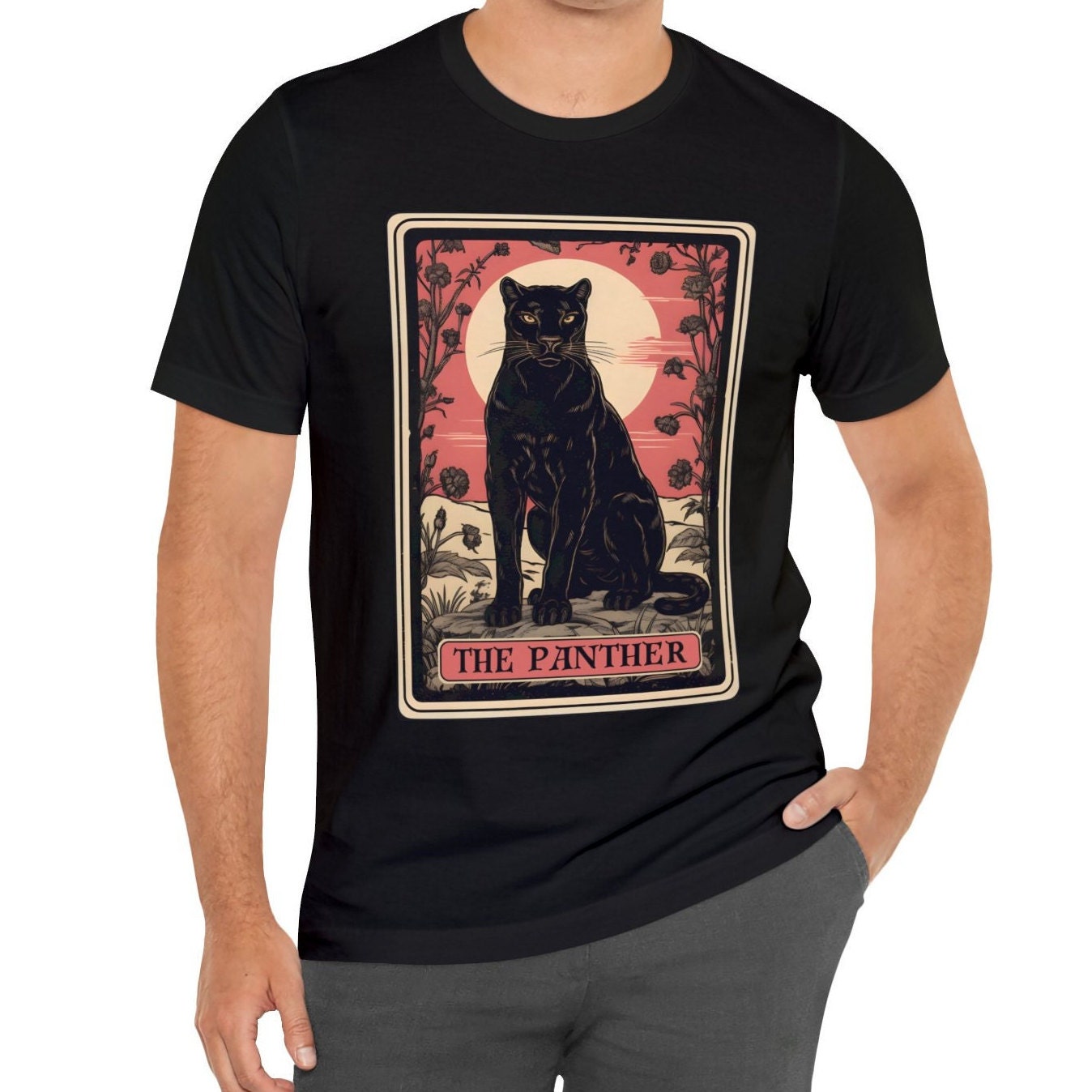 The Panther Tarot Card Shirt, Black Panther