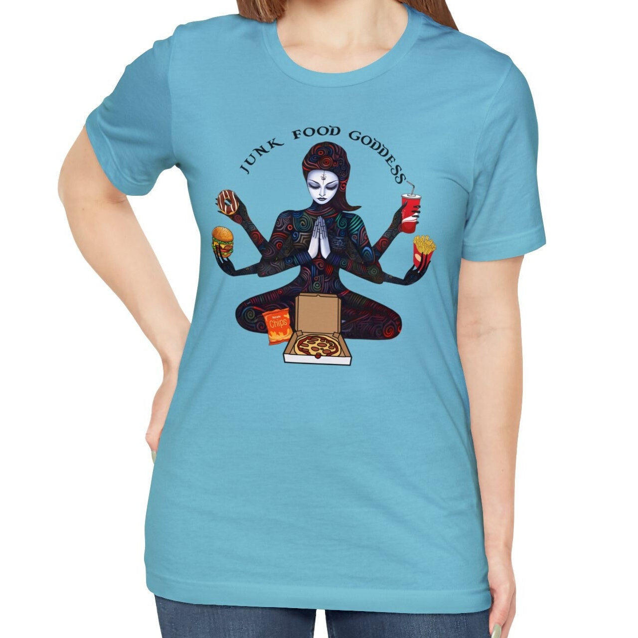 Junk Food Goddess Shirt, Fast Food