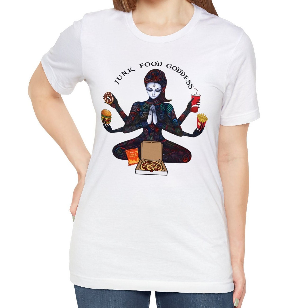 Junk Food Goddess Shirt, Fast Food