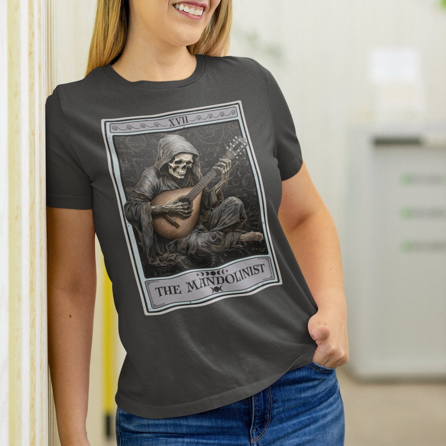 The Mandolinist Tarot Card Shirt, Mandolin Player