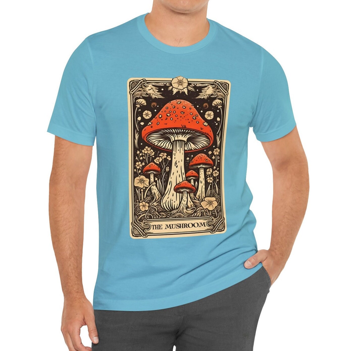 The Mushroom Tarot Card Shirt, Foraging Mycology