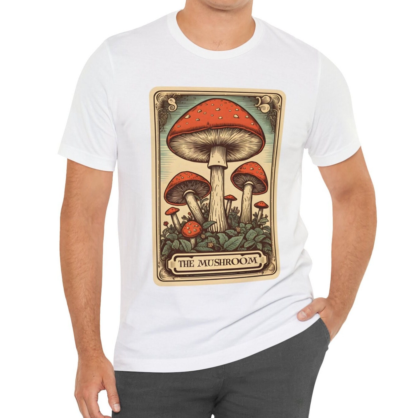 The Mushroom Tarot Card Shirt, Foraging