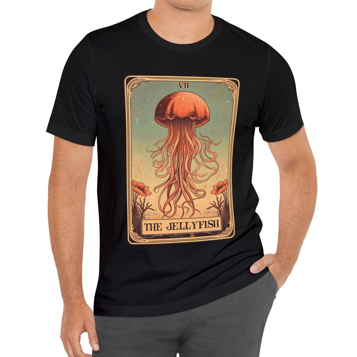 The Jellyfish Tarot Card Shirt, Ocean