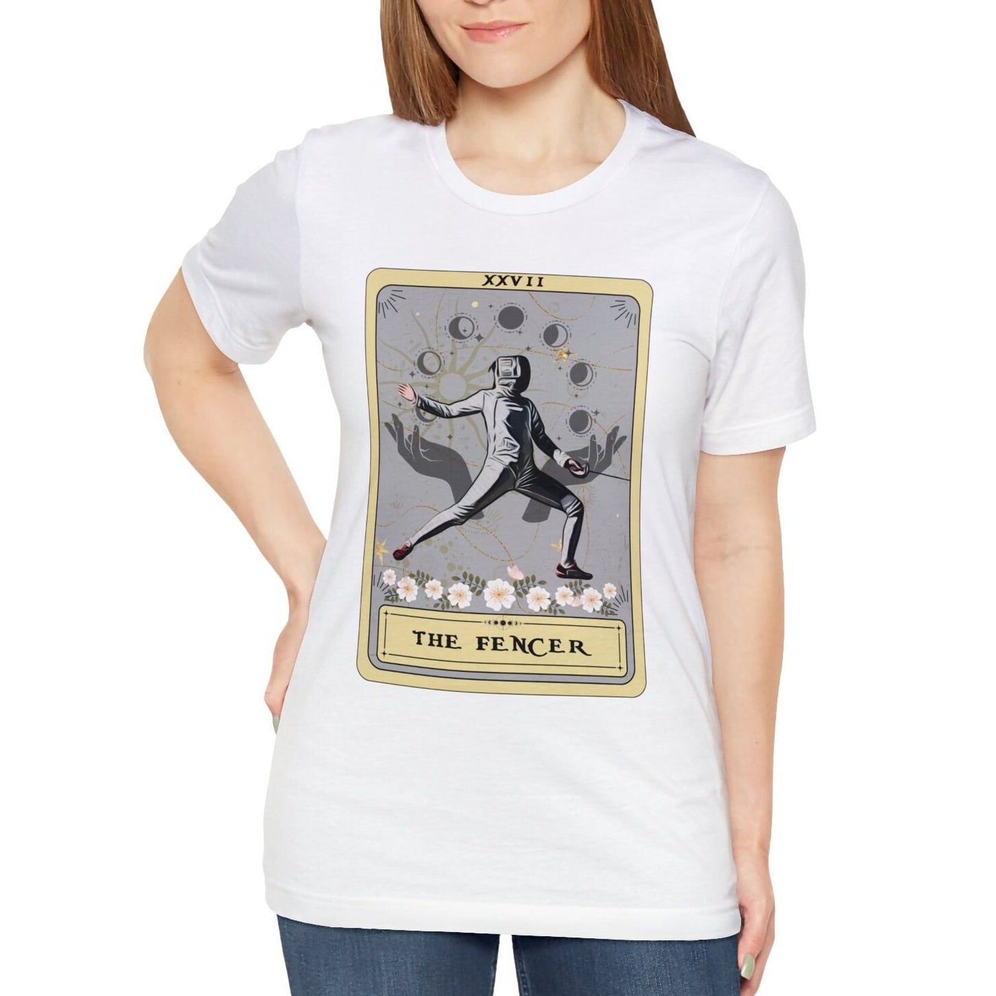 The Fencer Tarot Card Shirt, fencing