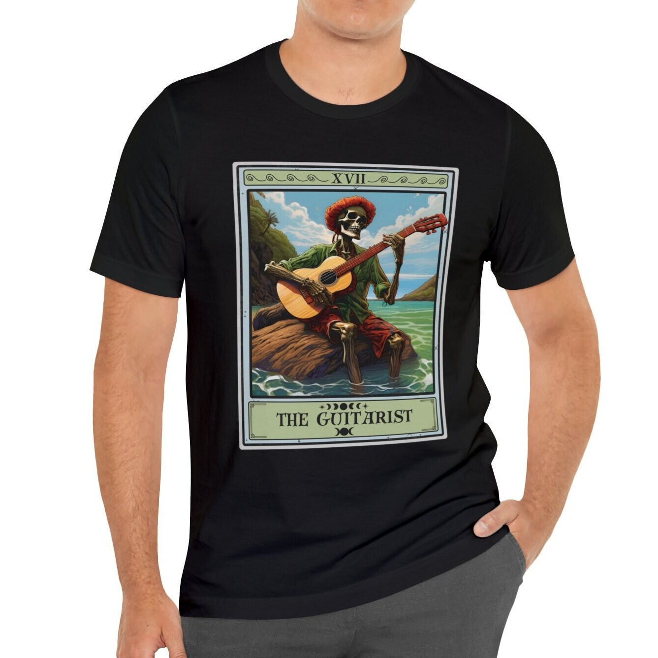 The Guitarist Tarot Card T-Shirt