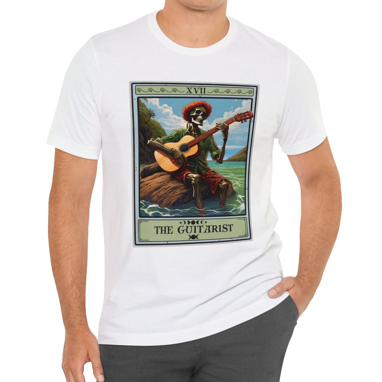 The Guitarist Tarot Card T-Shirt