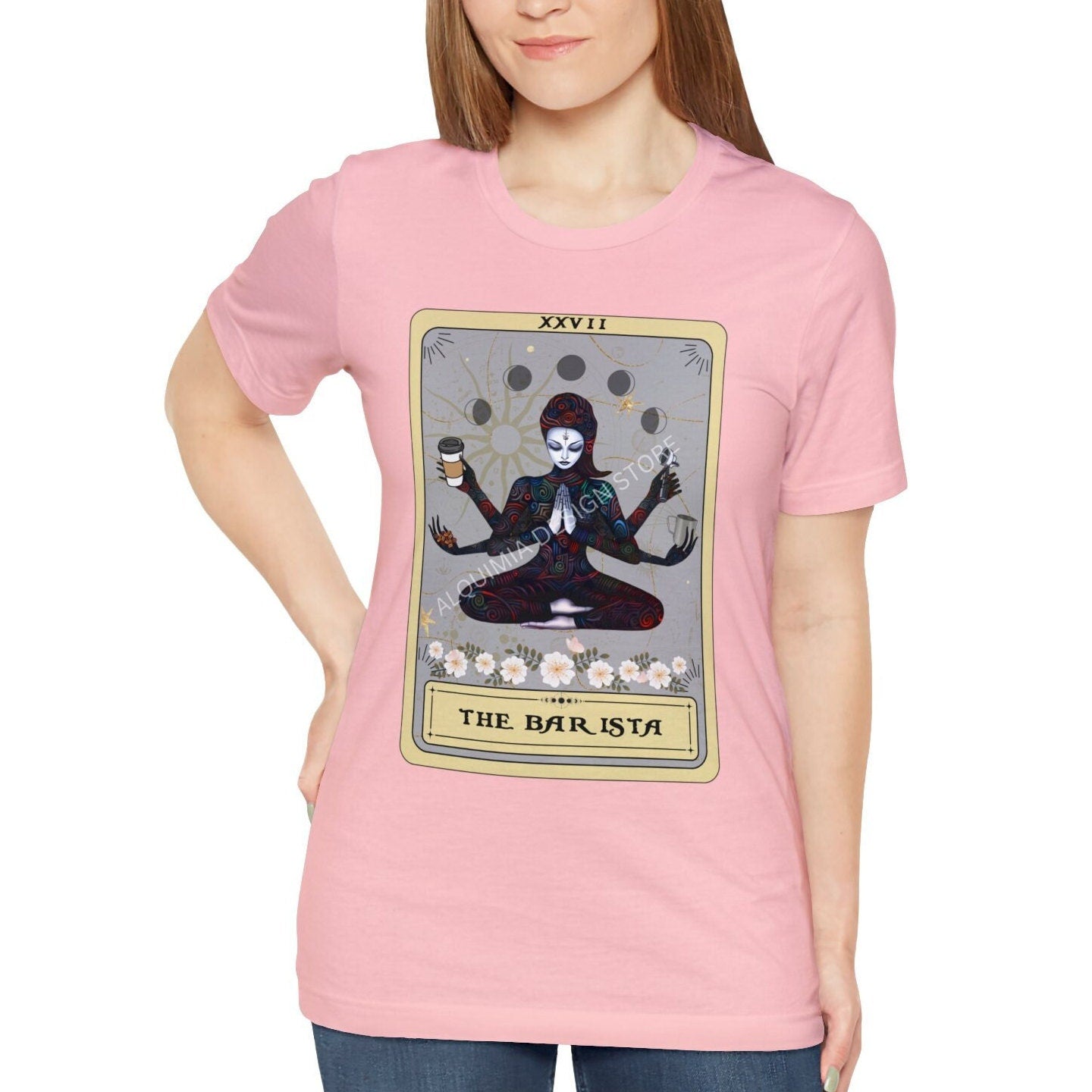 The Barista Goddess Tarot Card Shirt