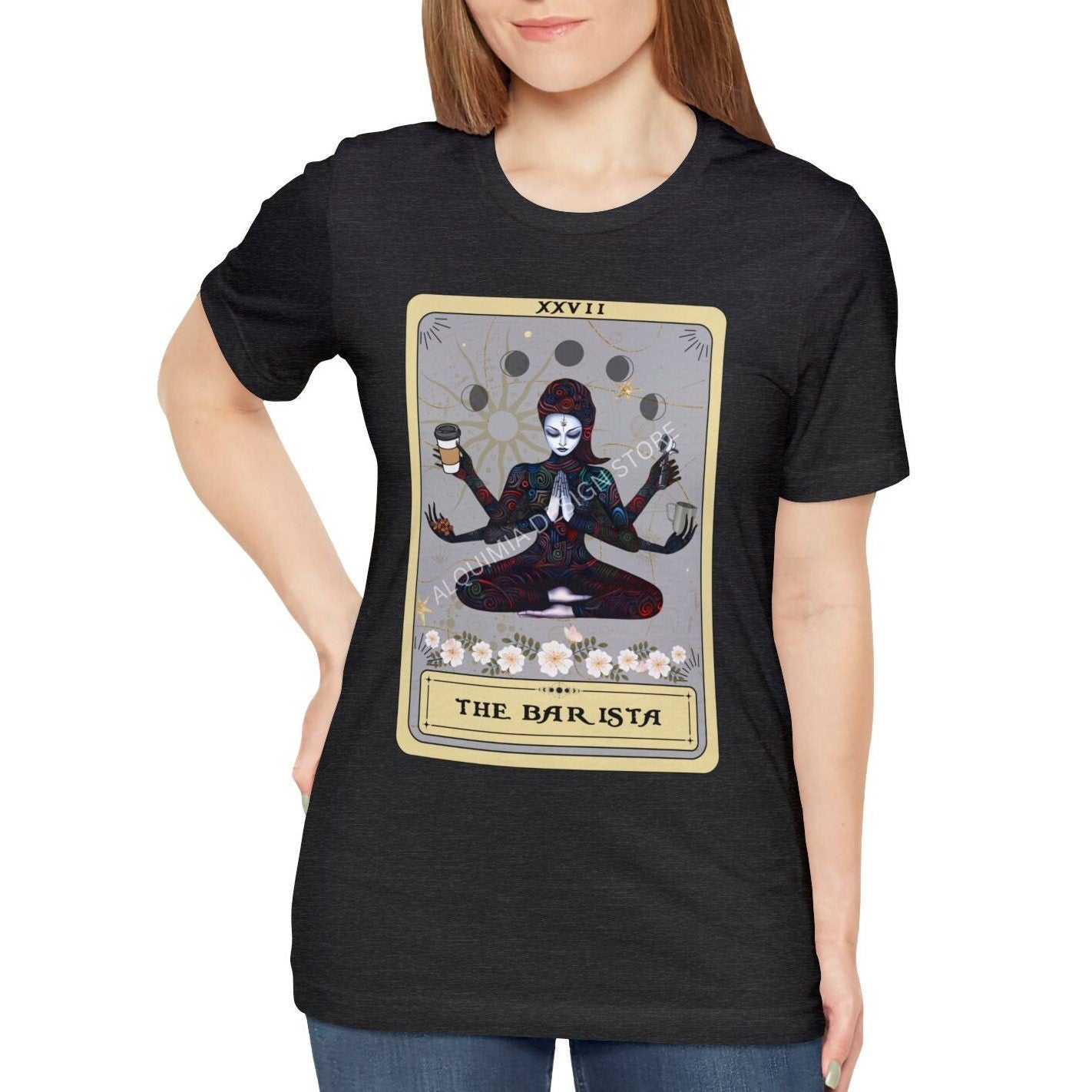 The Barista Goddess Tarot Card Shirt