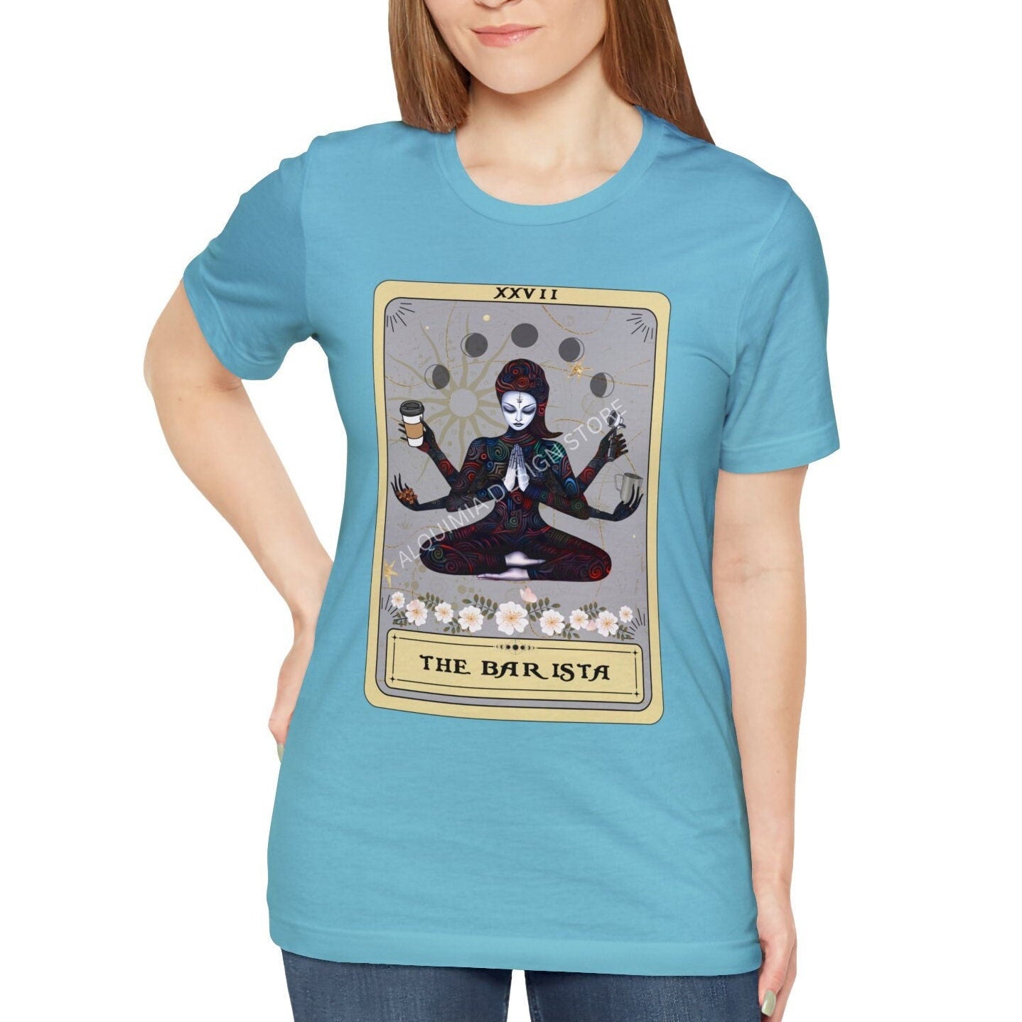 The Barista Goddess Tarot Card Shirt