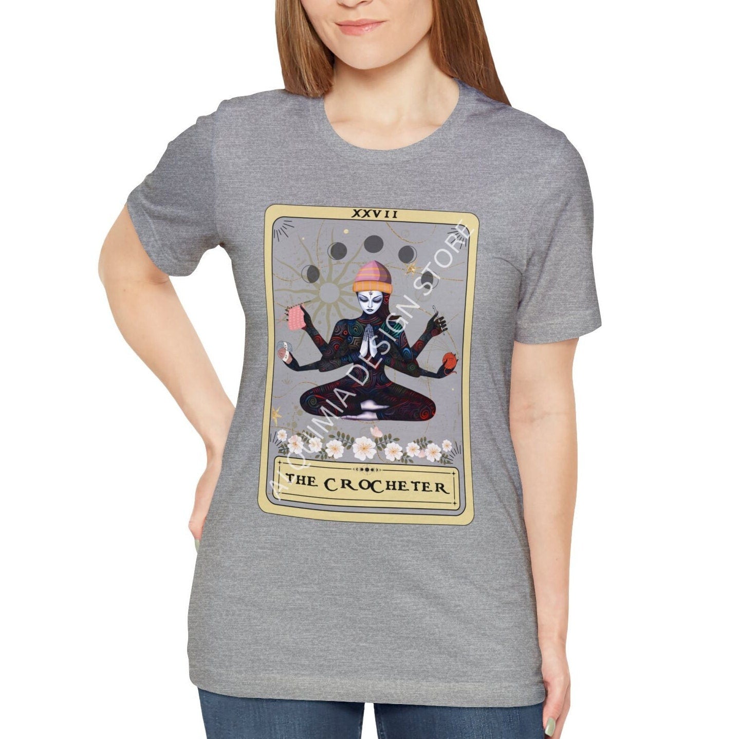 The Crocheter Goddess Tarot Card Shirt