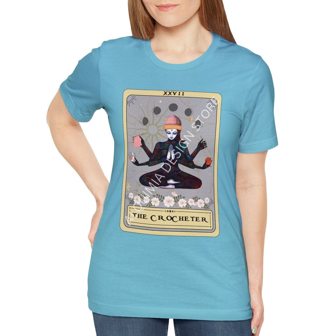 The Crocheter Goddess Tarot Card Shirt