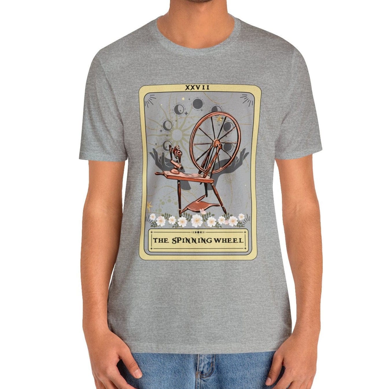 The Spinning Wheel Tarot Card Shirt, Yarn Lover