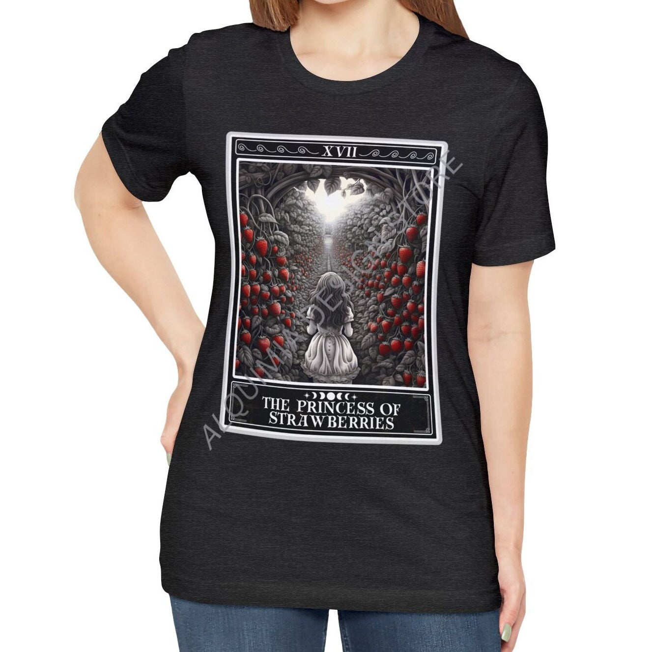 The Princess of Strawberries Tarot Card Shirt, Strawberry