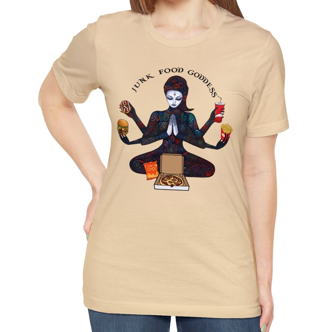 Junk Food Goddess Shirt, Fast Food