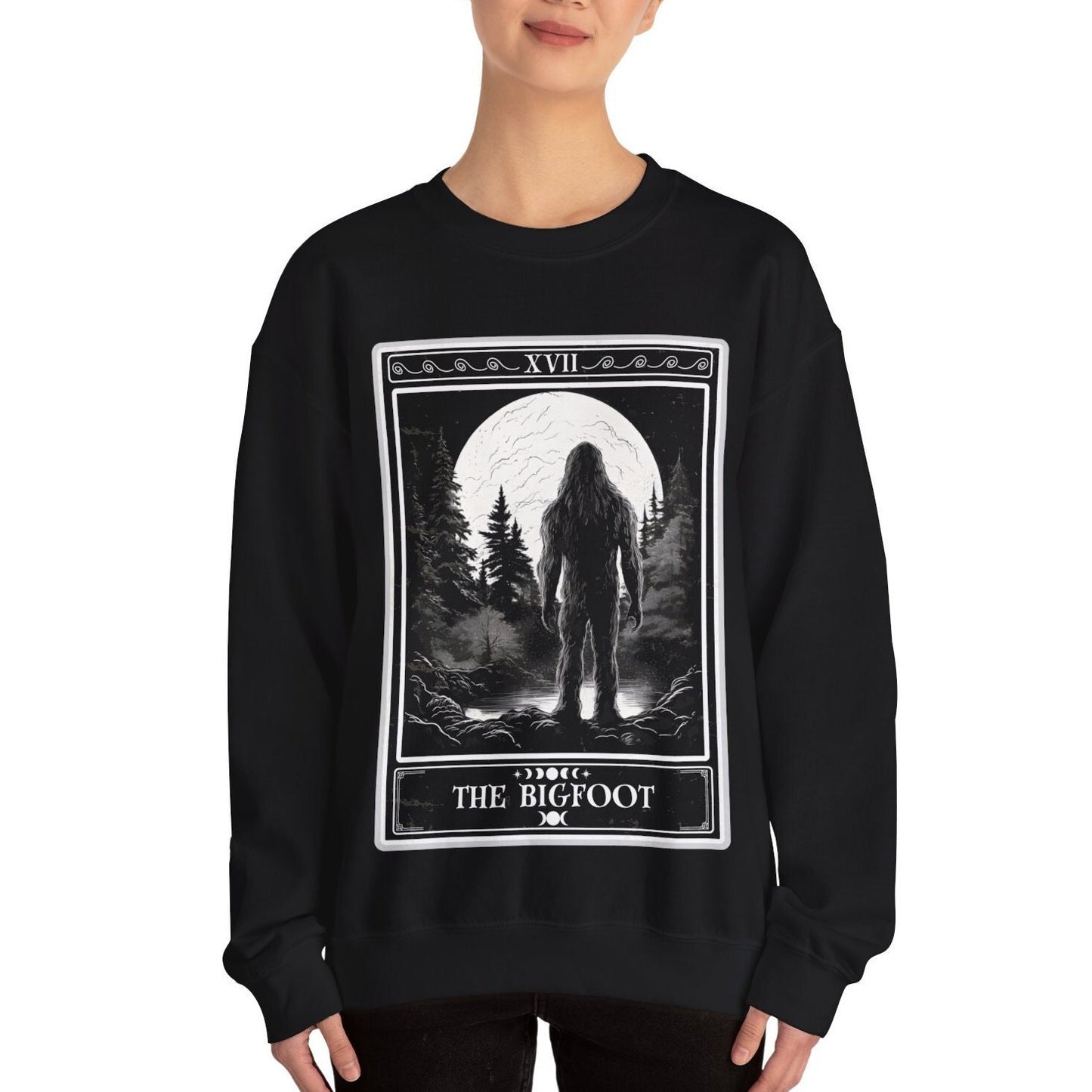 The Bigfoot Tarot Card Sweatshirt