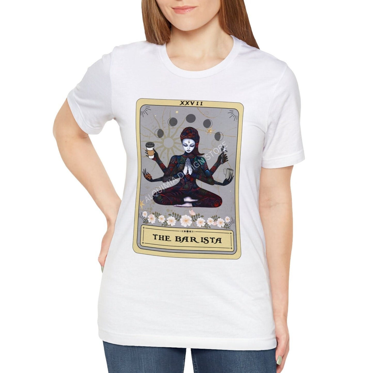 The Barista Goddess Tarot Card Shirt