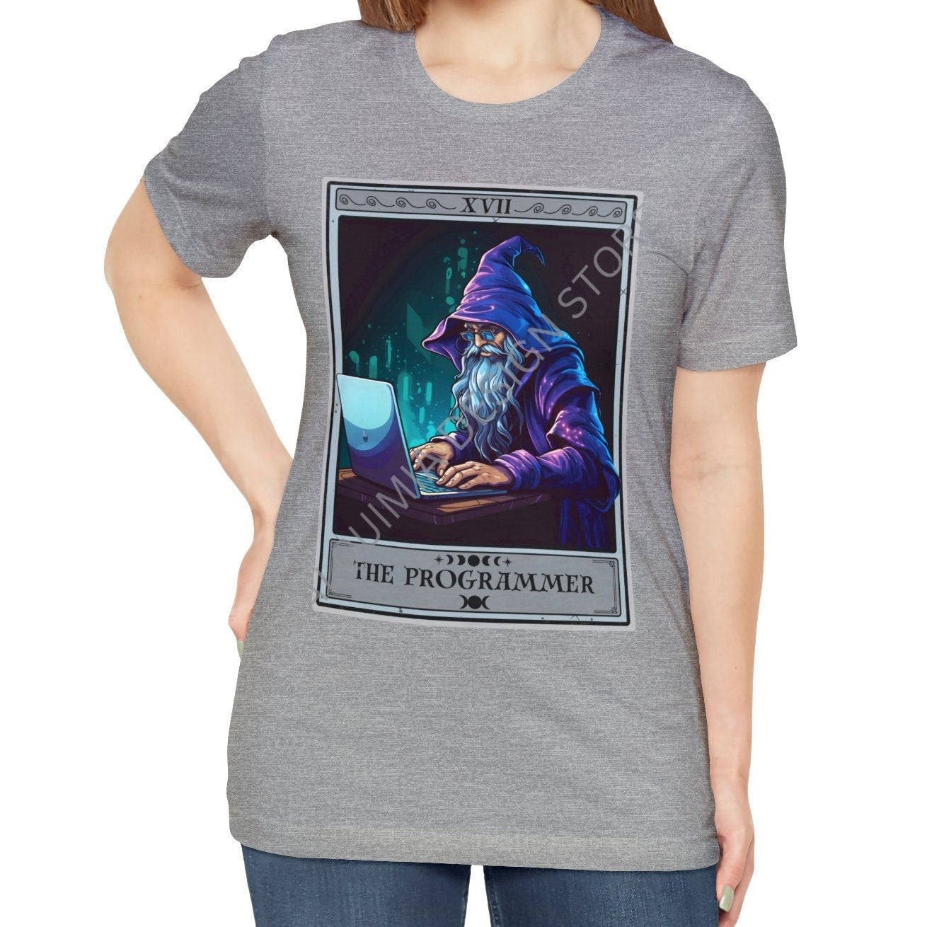 The Programmer Tarot Card Shirt, Coder Software Engineer