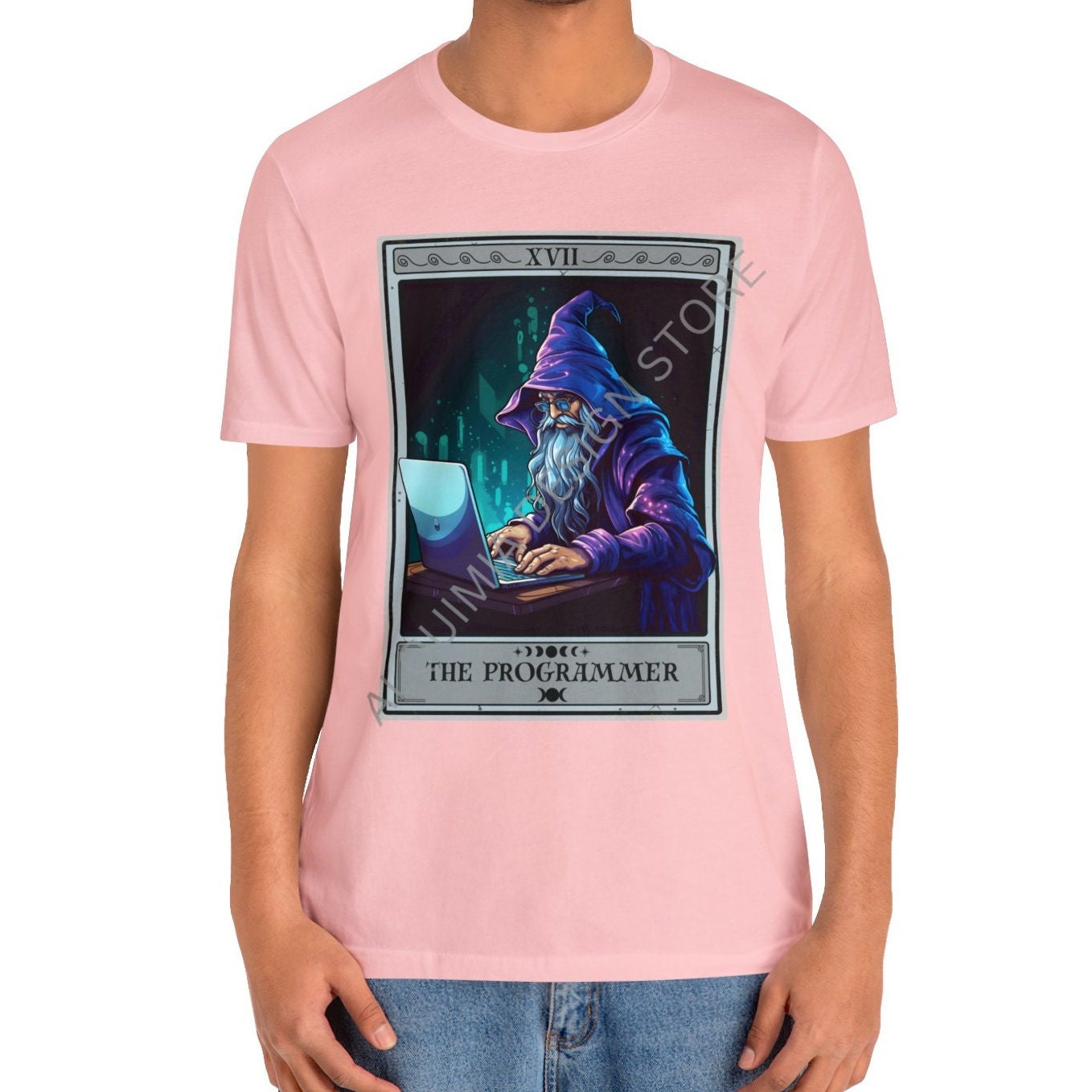 The Programmer Tarot Card Shirt, Coder Software Engineer