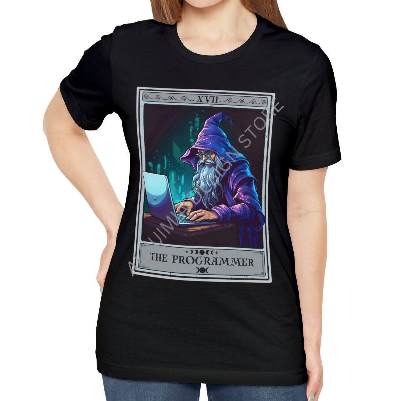 The Programmer Tarot Card Shirt, Coder Software Engineer