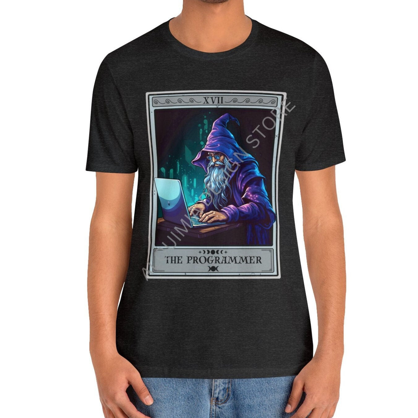 The Programmer Tarot Card Shirt, Coder Software Engineer