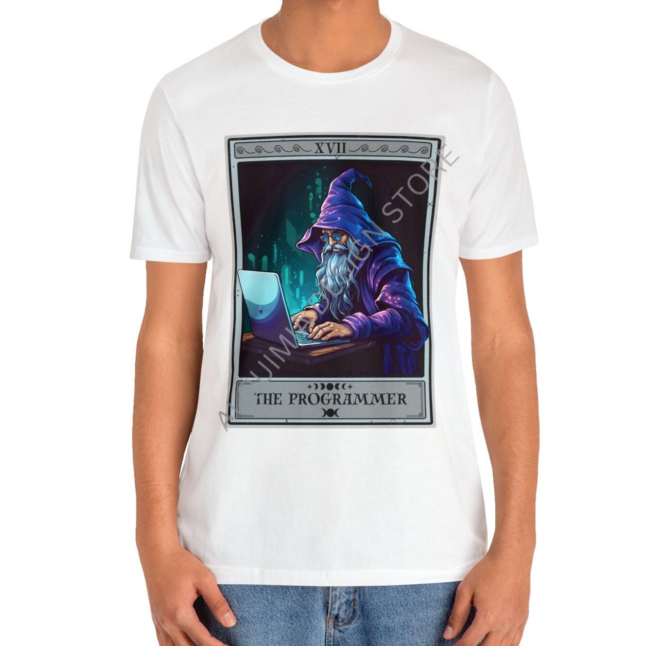 The Programmer Tarot Card Shirt, Coder Software Engineer