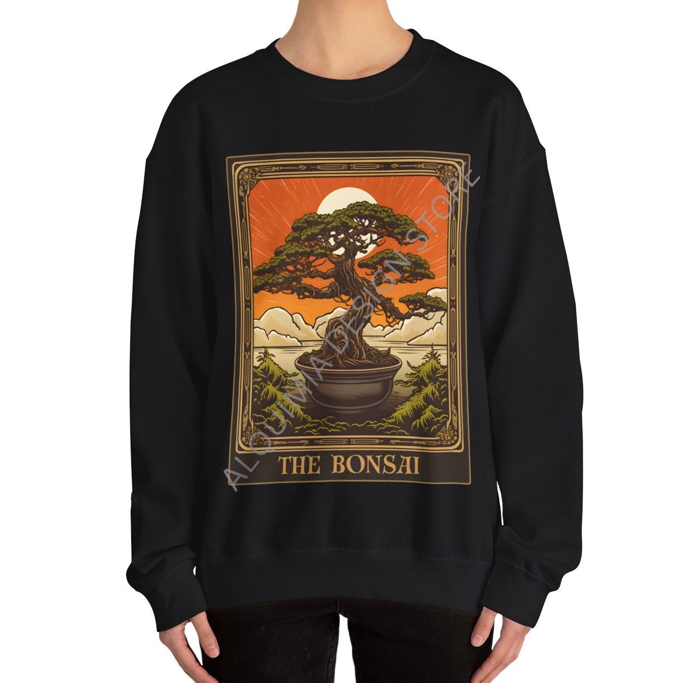 The Bonsai Tarot Card Sweatshirt