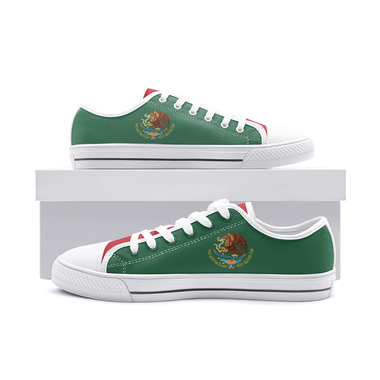 Mexico Flag Shoes Unisex Low Top