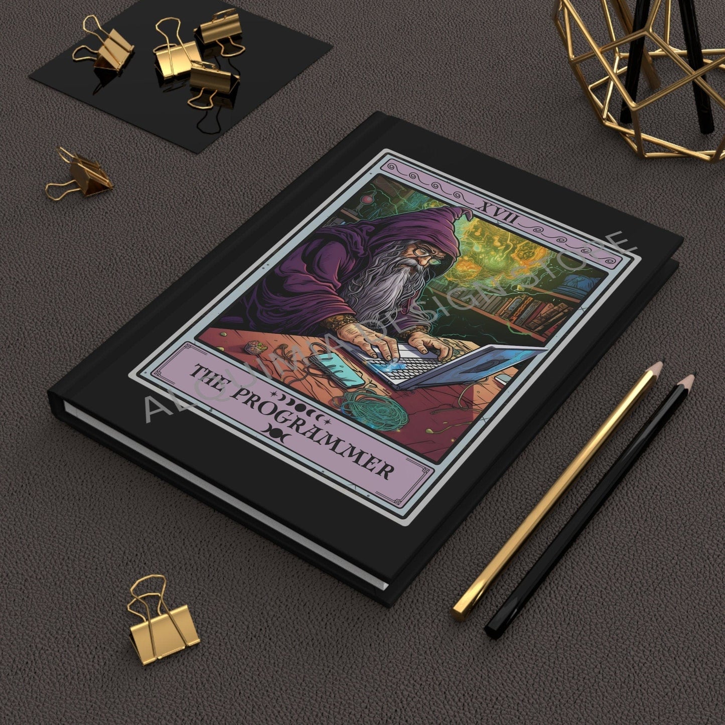 The Programmer Tarot Card Journal, Software Engineer 6" x 8" Notebook