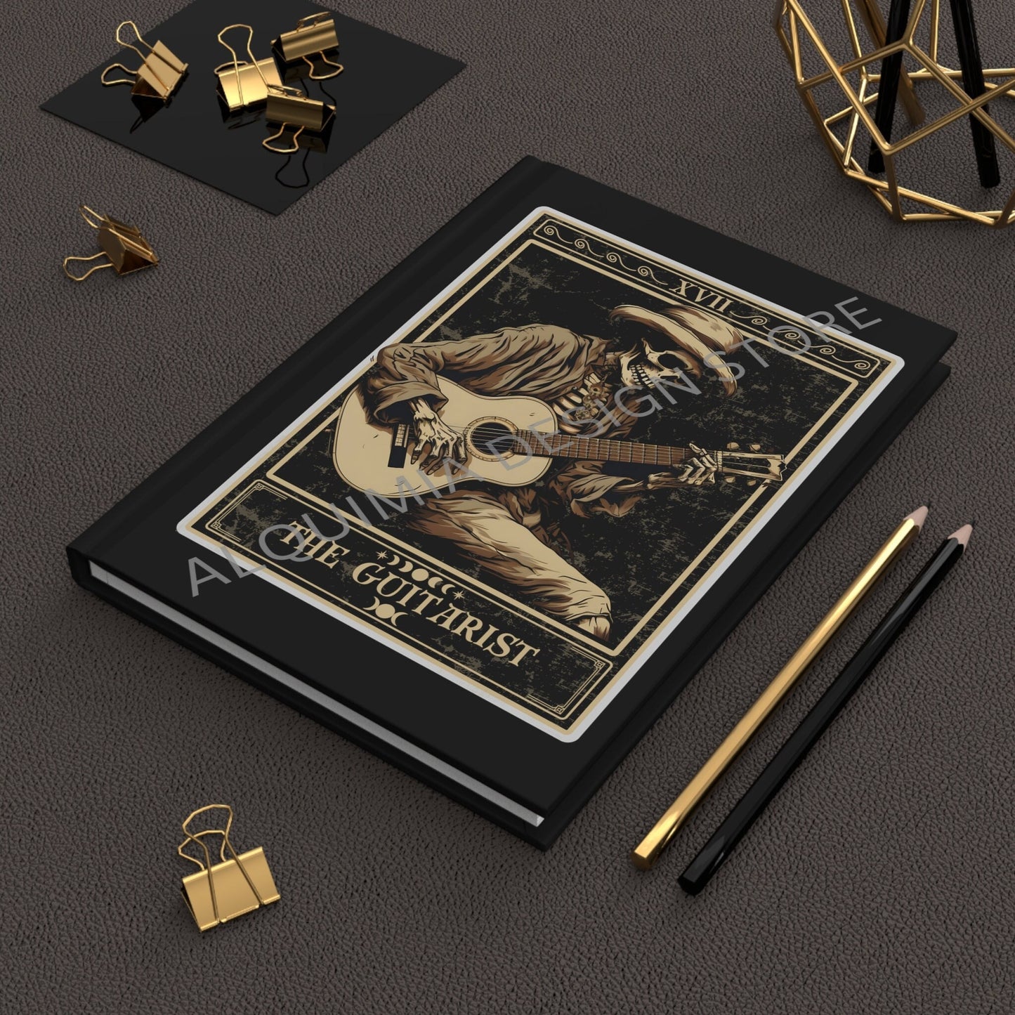 The Guitarist Tarot Card Journal Notebook 6" x 8"