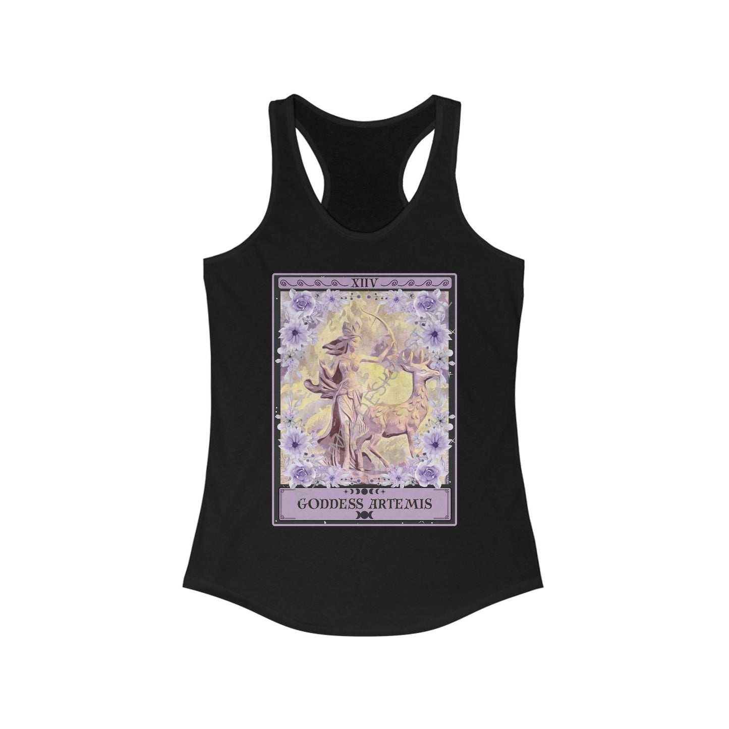The Goddess Artemis Tarot Card Tank Top