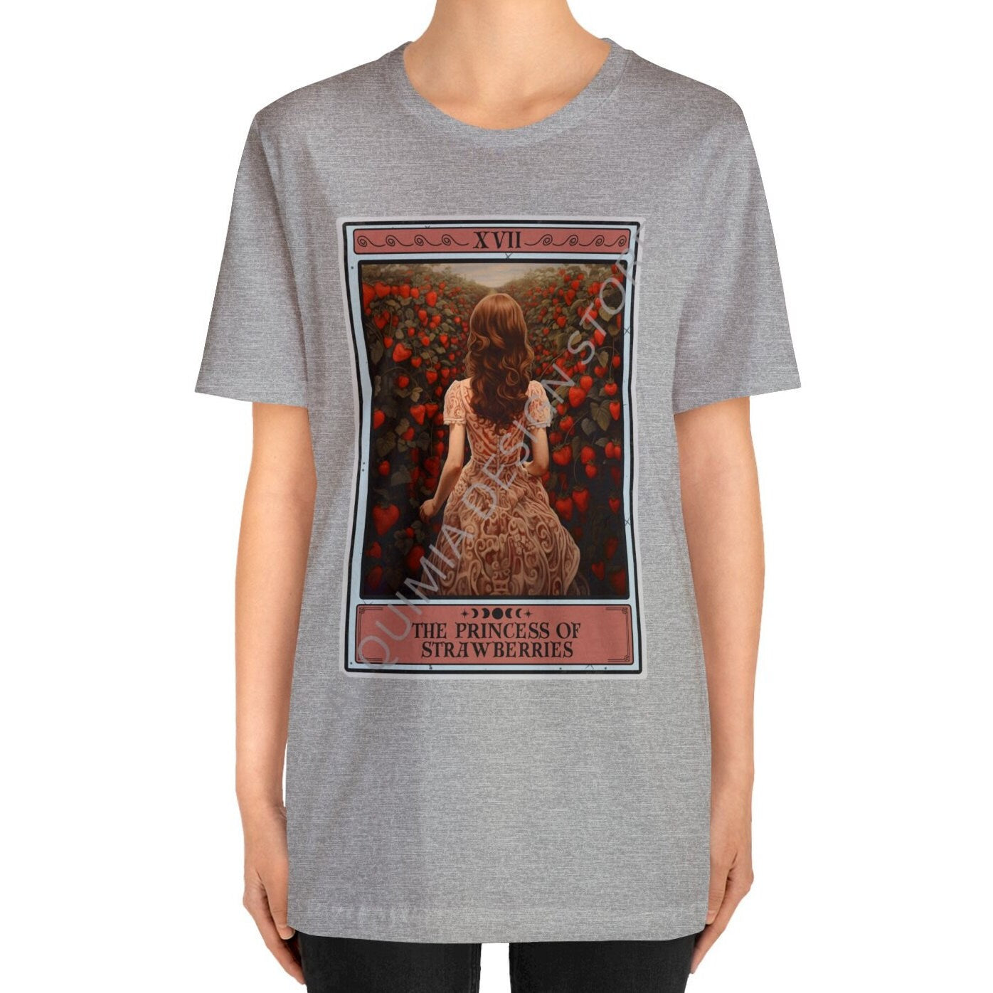 The Princess of Strawberries Tarot Card Shirt, Strawberry