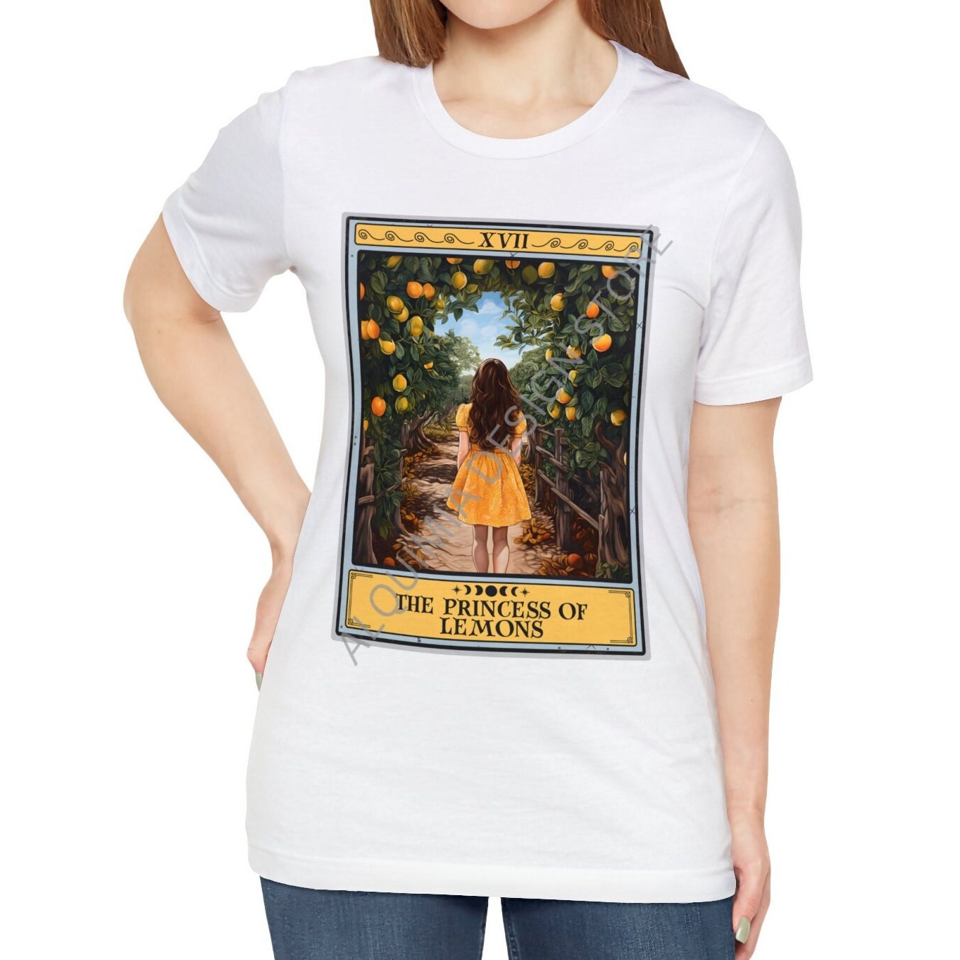 The Princess of Lemons Tarot Card Shirt, Lemon Lover