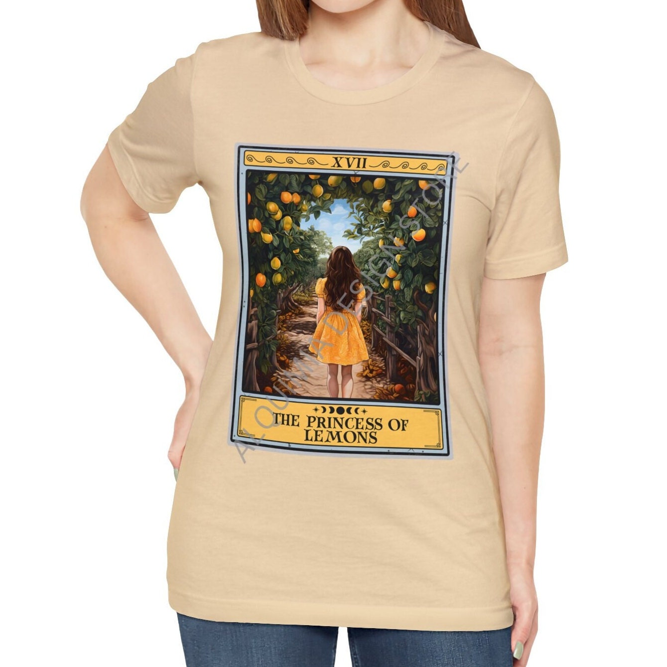 The Princess of Lemons Tarot Card Shirt, Lemon Lover